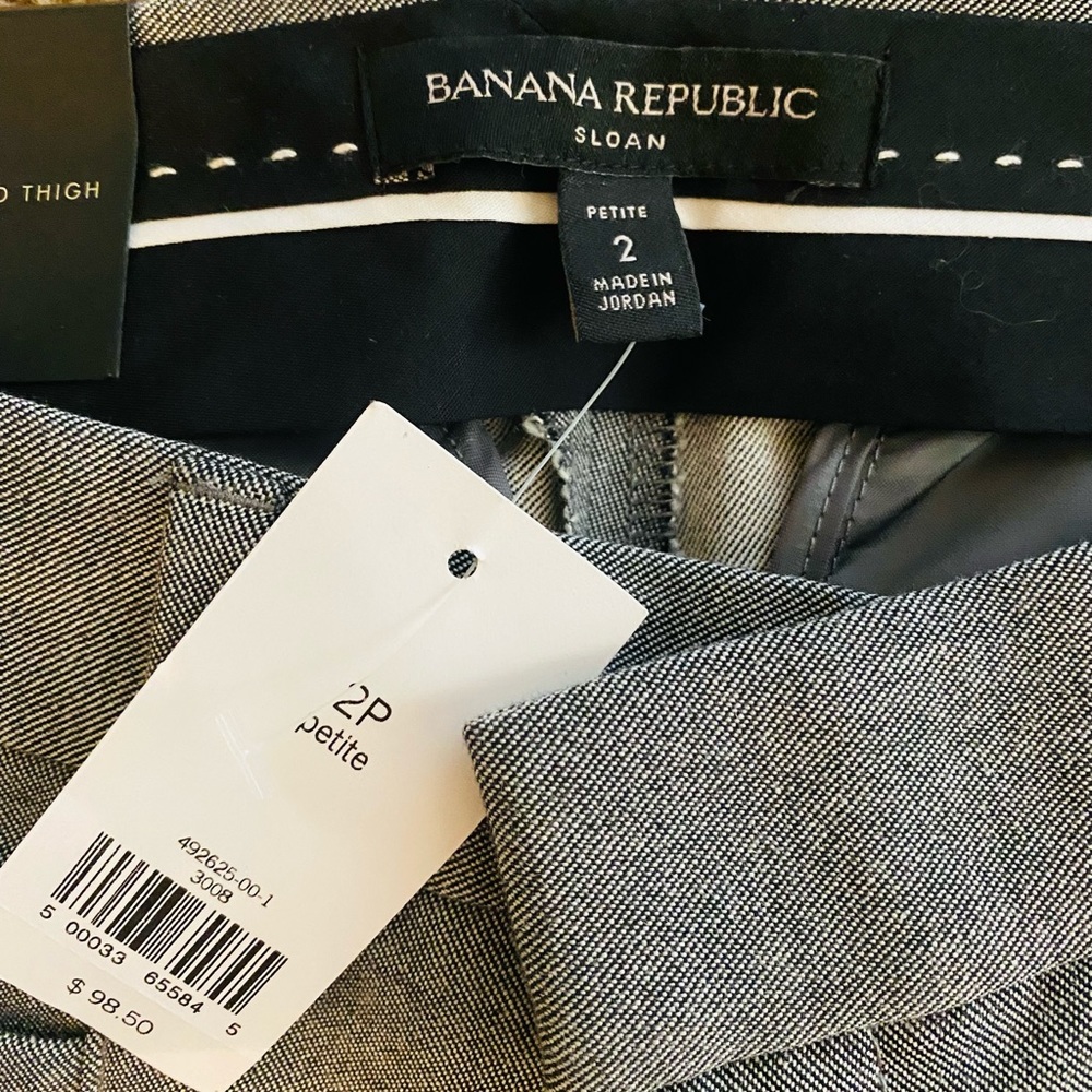 Banana Republic Sloan pants. Size 2 petite. NWT.